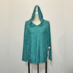 NWT Eddie Bauer WR COMPASS‎ ESSENTIALS Long Sleeve REEF Teal Womens Large